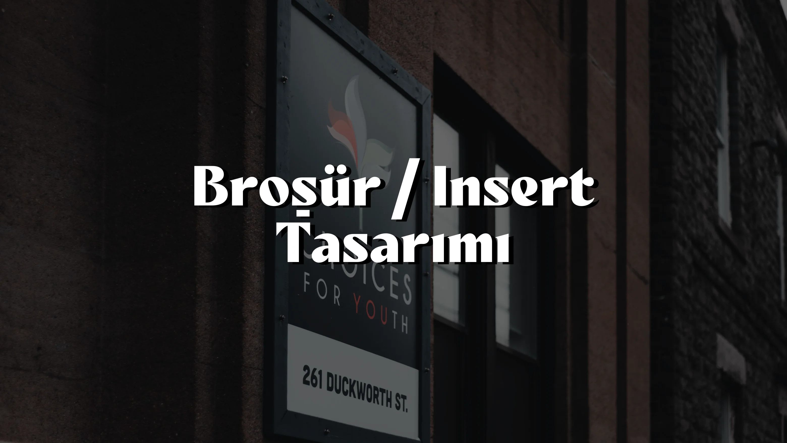 Broşür / İnsert Tasarımı (A4)